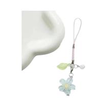 Pingente De Fone De Ouvido Artesanal Sakura Para Meninas, Corrente Para Celular, Ornamentos Para
