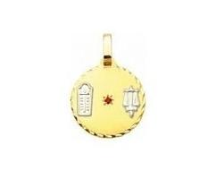 Pingente De Formatura Em Ouro 18k Redondo