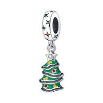 Pingente De Inverno Em Prata Esterlina 925 Com Tema De Floco De Neve, Boneco De Neve E Pinguim Para