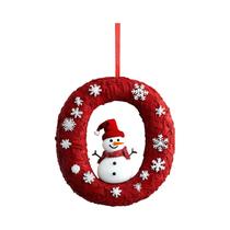 Pingente De Letra De Natal Personalizado Em Acrílico, Decoração 2D Para Árvore Com 26 Letras