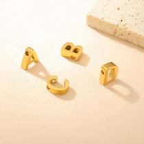 Pingente De Letra Inicial A-Z Em Aço Inoxidável Cor Dourada Para Colar E Pulseira, Fabricação De Pingente De Letra Inicial A-Z Em Aço Inoxidável Cor Dourada Para Colar E Pulseira, Fabricação De