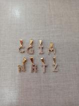 Pingente de letra Pingente de letra