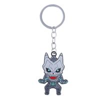 Pingente de metal Keychain Monster 8 Cartoon Skull Creature