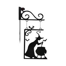 Pingente De Metal Silhueta De Bruxa De Halloween Para Decoração De Festa, Sem Necessidade De Pingente De Metal Silhueta De Bruxa De Halloween Para Decoração De Festa, Sem Necessidade De