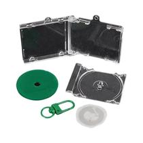 Pingente De Mini Estojo De CD Em Branco NFC 5.3x4.5cm Álbum Memorial Periférico DIY Chaveiro Charme