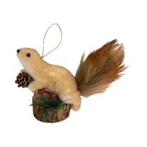 Pingente De Natal Em Forma De Esquilo Leve E Fofo Decorações De Feriado Ornamento