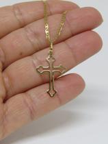 Pingente De Ouro 18k 750 Cruz Crucifixo Masculino / Feminino Pingente De Ouro 18k 750 Cruz Crucifixo Masculino / Feminino
