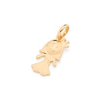 Pingente de ouro 18k feminino filha menina princesa rommanel 542114