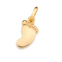 Pingente de ouro 18k feminino rommanel pezinho de bebê 542391