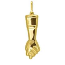 Pingente de ouro 18k Figa