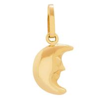 Pingente de Ouro 18k Lua