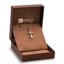 Pingente de Ouro 18k Masculino Âncora Maciça Joia Exclusiva