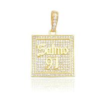 Pingente de Ouro 18k Medalha Salmo 91 Cravejado Banhado a Ouro Pingente de Ouro 18k Medalha Salmo 91 Cravejado Banhado a Ouro