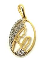 Pingente de ouro 18k Nossa Senhora Aparecida