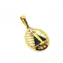 Pingente de ouro 18k Nossa Senhora Aparecida