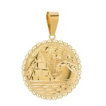 Pingente de Ouro Amarelo 18k Escrava Grande Pingente de Ouro Amarelo 18k Escrava Grande