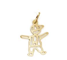 Pingente de ouro menino Pingente de ouro menino