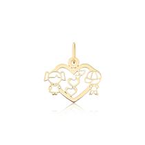 Pingente De Ouro Puro 18k Bonecos Crianças Filhos Pm37