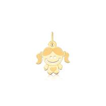 Pingente De Ouro Puro Menina Filha 18k Pm50 Pingente De Ouro Puro Menina Filha 18k Pm50