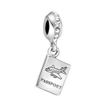 Pingente De Patinha De Cão Em Prata S925, Charme Para Mochila, Acessórios Para Pulseira DIY, Joias