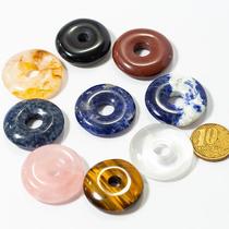 Pingente de Pedra Pi Natural de Garimpo - 05 Unidades - Pedras Mistas