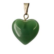 Pingente De Pedra Quartzo Verde Coração Natural Pingente De Pedra Quartzo Verde Coração Natural