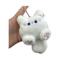 Pingente De Pelúcia De Gato Fofo Para Mochila, Chaveiro, Boneco De Desenho Animado Com Cauda Para Pingente De Pelúcia De Gato Fofo Para Mochila, Chaveiro, Boneco De Desenho Animado Com Cauda Para