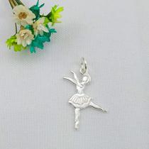 Pingente De Prata Bailarina Bijou Art