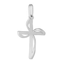 Pingente de Prata Cruz Blessed 21.9x13.2mm Pingente de Prata Cruz Blessed 21.9x13.2mm