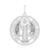 Pingente de Prata de São Bento Vazado Pingente de Prata de São Bento Vazado