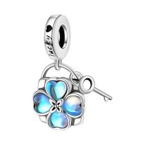 Pingente De Prata Gema Borboleta Libélula Flores Pingente Para Pulseiras Pandach 925 Joias Faça Você