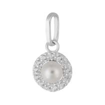Pingente de Prata Pérola 4mm Pingente de Prata Pérola 4mm