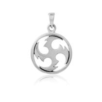 Pingente de Prata Shine Estrela Ninja Coleção Wild