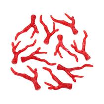 Pingente De Ramo De Árvore Em Acrílico Colorido Com Chifres De Veado 20 Peças 35x47mm Acessórios