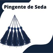 Pingente De Seda Tassel - Azul Marinho - Com 100 Unidades - Nybc Pingente De Seda Tassel - Azul Marinho - Com 100 Unidades - Nybc