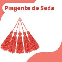 Pingente De Seda Tassel - Coral - Com 100 Unidades - Nybc Pingente De Seda Tassel - Coral - Com 100 Unidades - Nybc