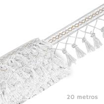 Pingente De Seda Tassel - Fita- Branco - Nº: 101 C/20M- Nybc