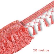 Pingente De Seda Tassel - Fita- Coral - Nº: 816 C/20M- Nybc