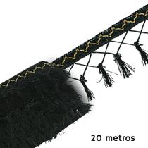 Pingente De Seda Tassel - Fita- Preto - Nº: 310 C/20M- Nybc