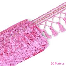 Pingente De Seda Tassel - Fita- Rosa Chiclete - Nº: 140 C/20M- Nybc