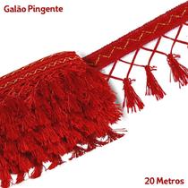Pingente De Seda Tassel - Fita- Vermelho - Nº: 145 C/20M- Nybc