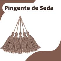 Pingente De Seda Tassel - Franja - Bege Camurça - Com 100 Unidades - Nybc Pingente De Seda Tassel - Franja - Bege Camurça - Com 100 Unidades - Nybc