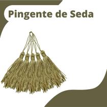 Pingente De Seda Tassel - Franja - Caqui - Com 100 Unidades - Nybc