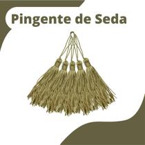 Pingente De Seda Tassel - Franja - Caqui - Com 50 Unidades - Nybc