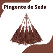 Pingente De Seda Tassel - Franja - Marrom Café - Com 50 Unidades - Nybc Pingente De Seda Tassel - Franja - Marrom Café - Com 50 Unidades - Nybc
