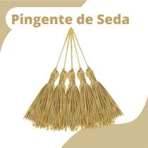 Pingente De Seda Tassel - Franja - Mostarda - Com 20 Unidades - Nybc Pingente De Seda Tassel - Franja - Mostarda - Com 20 Unidades - Nybc