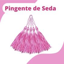 Pingente De Seda Tassel - Franja - Rosa Bebê - Com 50 Unidades - Nybc Pingente De Seda Tassel - Franja - Rosa Bebê - Com 50 Unidades - Nybc