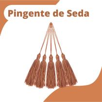 Pingente De Seda Tassel - Franja - Terra - Com 50 Unidades - Nybc
