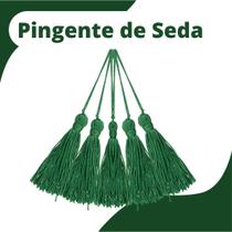 Pingente De Seda Tassel - Franja - Verde Bandeira - Com 20 Unidades - Nybc Pingente De Seda Tassel - Franja - Verde Bandeira - Com 20 Unidades - Nybc
