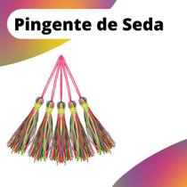 Pingente De Seda Tassel - Multicolorido - Com 100 Unidades - Nybc